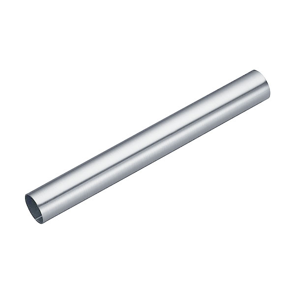 Tube fendu chrome brosse